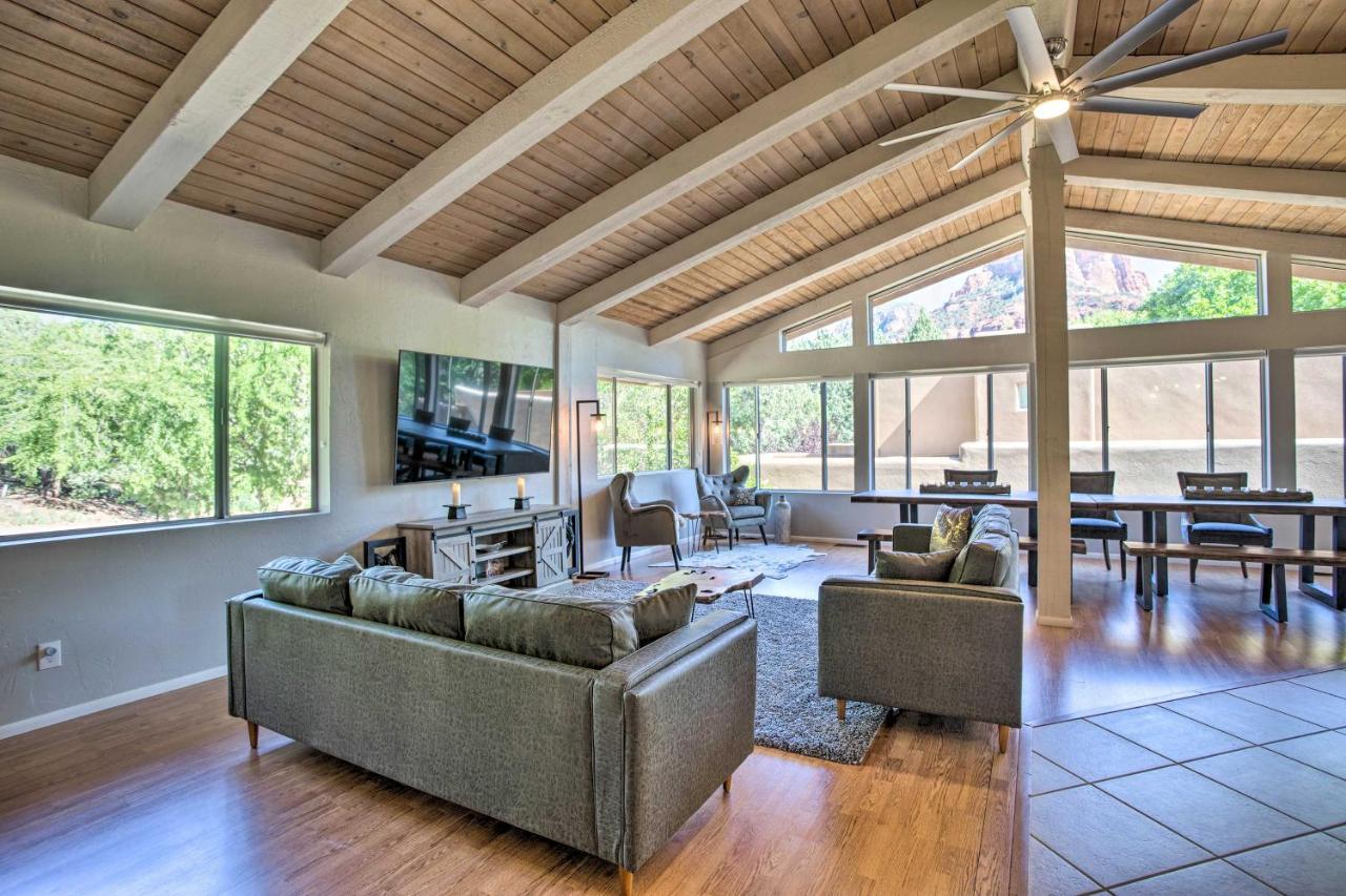 Sedona Hideaway With Swim Spa And Private Tavern! Екстериор снимка